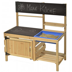 Soulet Table en bois avec bac à sable intégré pour enfant 90 x 91,5