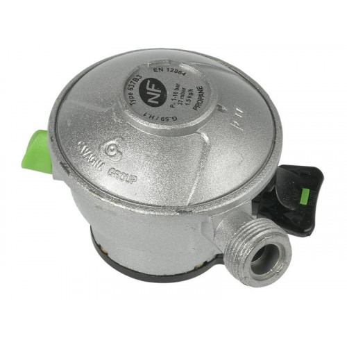 Détendeur Inox Gaz Propane 5, H.6.5 Cm - GAZINOX