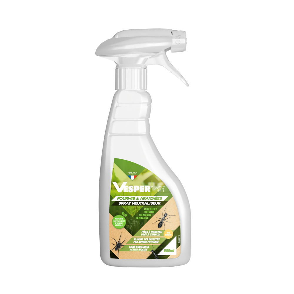 Spray neutraliseur fourmis/araignees 500 ml - origine végétale