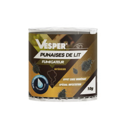 Fumigateur insecticide punaises de lit 10 g - Effet choc immédiat - Vesper