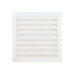 Grille d'aération abs naturel, L.12 x l.12 cm - Centrale Brico