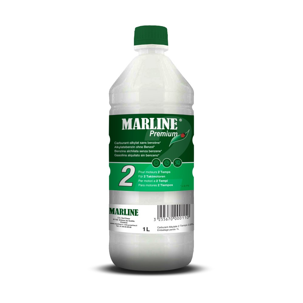 Carburant MARLINE PREMIUM 1 L 2 TEMPS - alkylate et huile biodégradable