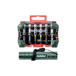 Coffret d'embouts SP - 29 pièces + Mini Flash light - Metabo