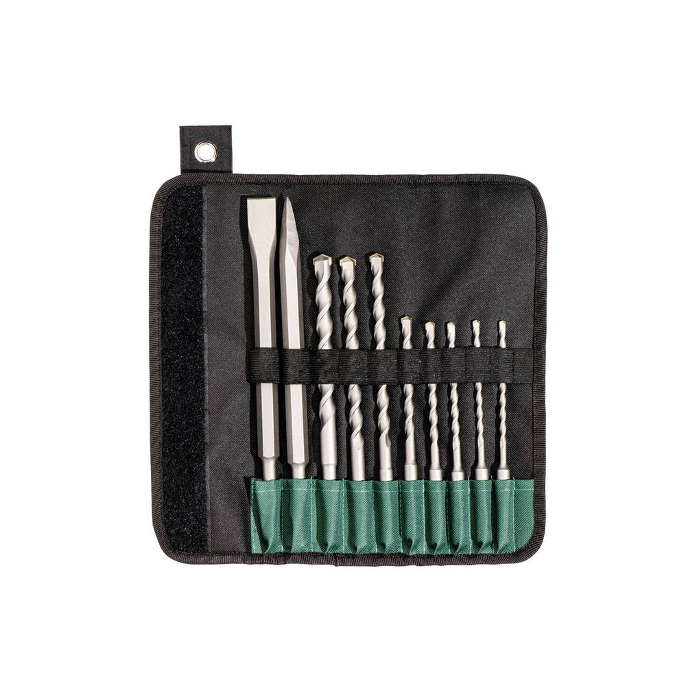 Metabo Assortiment 10 pièces de forets SDS Plus et burins en étui souple - vue 4