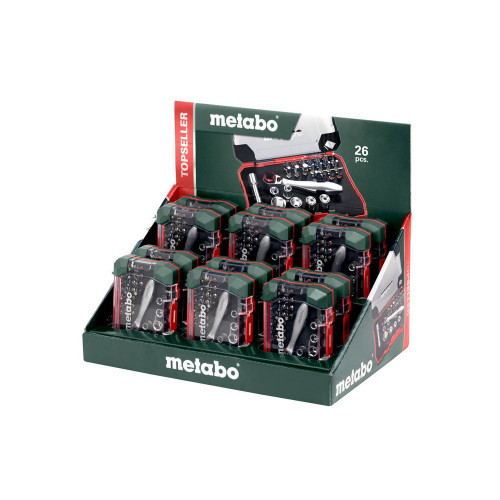 Coffret d'embouts et de cliquets SP - 26 pièces - Metabo