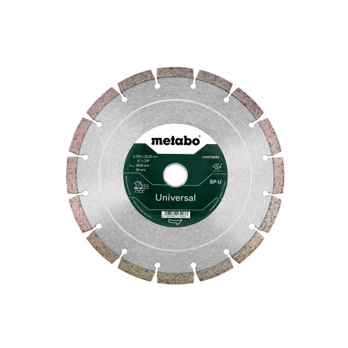 Meule de tronçonnage diamantée - SP - U - 230 x 22,23 mm - Metabo