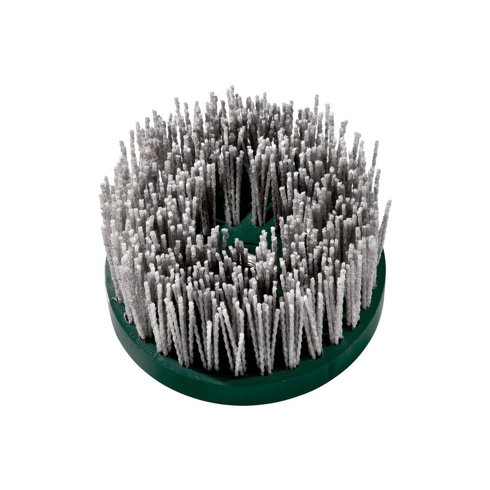 Brosse de plateau METABO Ø 130 mm grain P 46 pour acier bois et plastiques - vue 5