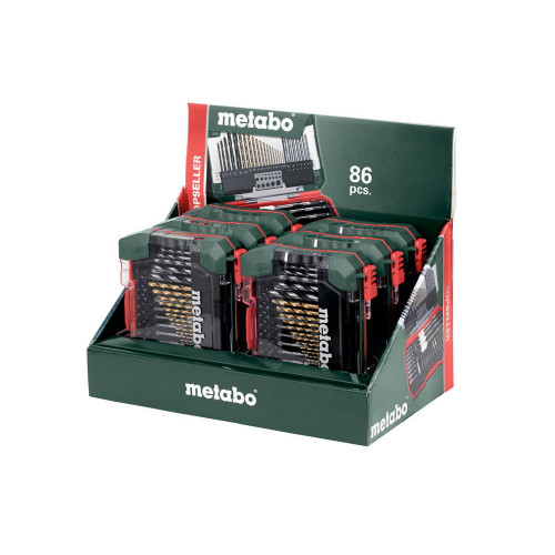 Coffret forets et embouts mixtes METABO 86 pièces