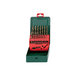 Coffret de 19 forets à métaux en acier rapide HSS-CO SP de marque Metabo, référence: B7637800