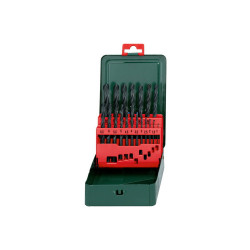 Coffret de 19 forets  à métaux en acier rapide HSS-R SP de marque Metabo, référence: B7642600