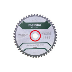 Lame de scie circ. Classic "Precision Cut Wood" HW/CT 254x30, 48 WZ -5° de marque Metabo, référence: B7646000