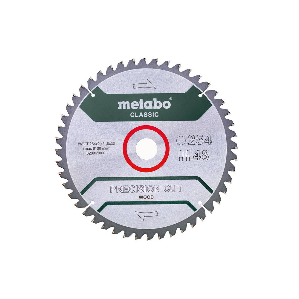 LAME DE Scie a ONGLETS ET RADIALE PRECISION CUT 254 MM 48 DENTS pour KGS 254