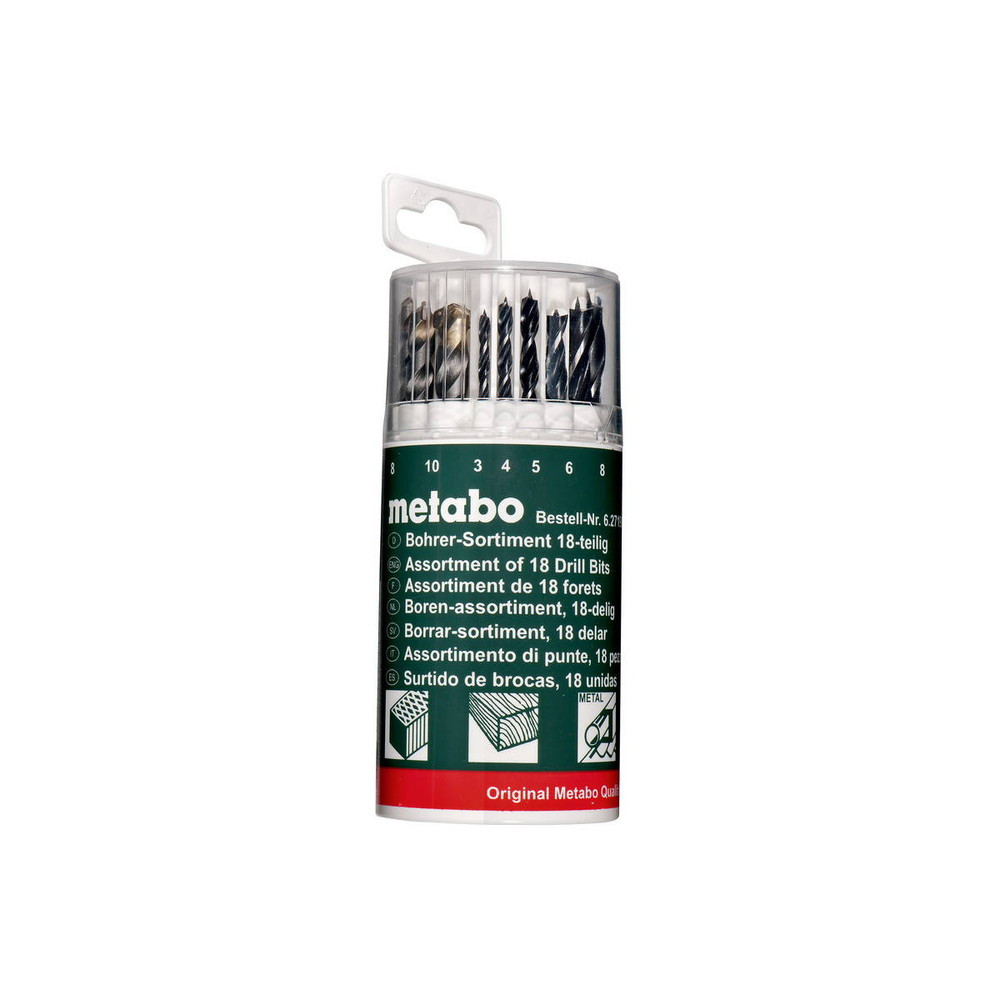 Coffret de perçage Metabo 627190000 Métaux bois 18 pièces - vue 5