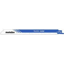 100 lames de scie sabre « flexible metal » BiM  - 225 x 0,9 mm de marque Metabo, référence: B8003100