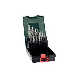 Set de forets et tarauds pour machines, 14 pièces de marque Metabo, référence: B8006100