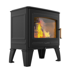 Poêle à bois - GEORGES - 6,7 kW fonte noir – bûches 49 cm – sortie Ø150 mm de marque Supra, référence: B8006300