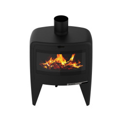 Poêle à bois PAUL HAUT 10KW en fonte - étanche - eco design - Supra