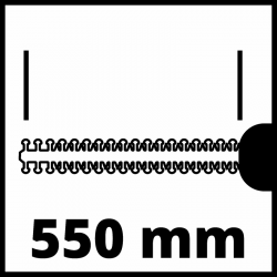 Taille-haies GC-EH 6055/1 - Longueur de coupe 55 cm - 600W RECONDITIONNE - EINHELL