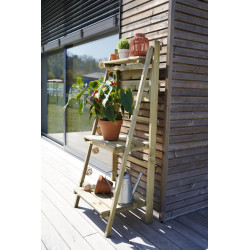 Etagère pliable GIZEH 58 x 44 x H. 140 cm - pin classe 3 FSC ® - Jardipolys