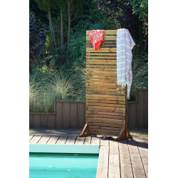 Brise-vue droit LIGN Z 80 x 180 cm, ép.1,6cm - pin classe 3 FSC ® - Jardipolys