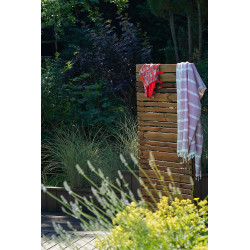 Brise-vue droit LIGN Z 80 x 180 cm, ép.1,6cm - pin classe 3 FSC ® - Jardipolys