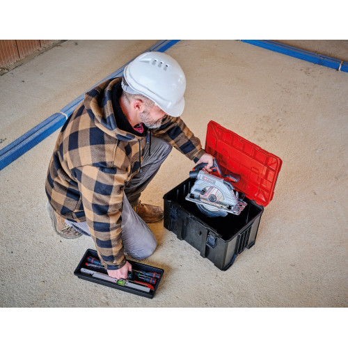 Mallette de transport modulaire – E-Case M – Étanche – Hauteur intérieure 25 cm – Charge max. 90 kg - EINHELL 