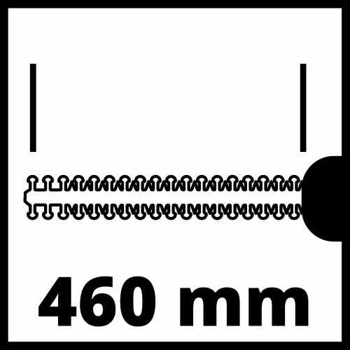 Taille-haies Télescopique électrique GC-HH 9046 - longueur jusqu'à 2,6 m + sangle - EINHELL 