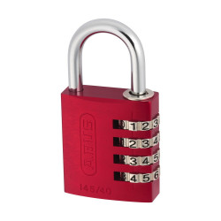 Cadenas Combinaison 145-40mm Rouge - ABUS