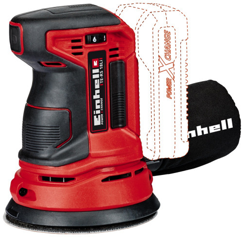 Ponceuse excentrique TE-RS 18 Li - Solo (sans batterie ni chargeur) RECONDITIONNE - EINHELL 