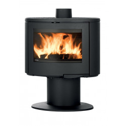 Poêle à bois KYO sur pied- en fonte - non étanche - 10kW de marque Supra, référence: B8105400