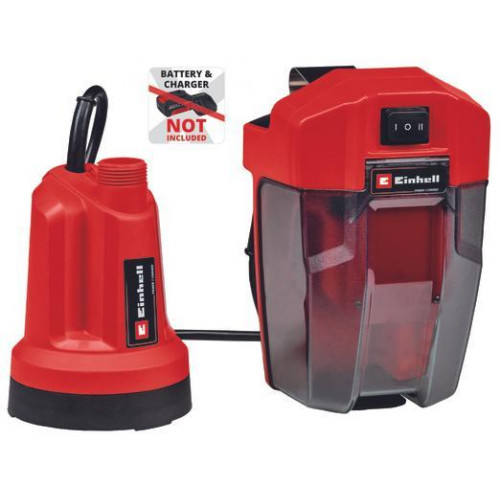 Pompe d'évacuation eaux claires sans fil GE-SP 18 LL Li - Solo - sans batterie ni chargeur RECONDITIONNE - EINHELL 
