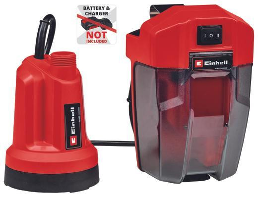 Einhell Pompe à eau sans fil GE SP 18 LL Li Solo sans batterie et chargeur 4181560 - vue 3