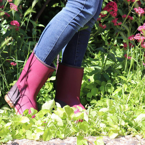 Demi bottes ORIGIN Aubergine - Taille 36 - ROUCHETTE