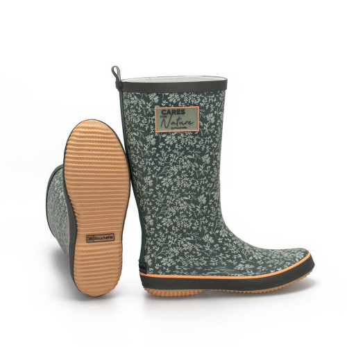 Rouchette Bottes CARES FOR NATURE Kaki Taille 37