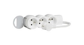 Bloc multiprise standard 5P+T - 3m