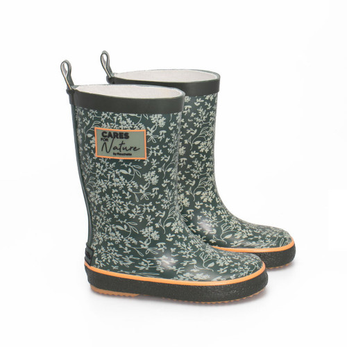 Bottes enfants CARES FOR NATURE Kaki - Taille 24 - ROUCHETTE