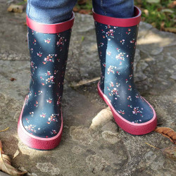 Bottes enfants GOJI Bleu canard - Taille 23 - ROUCHETTE