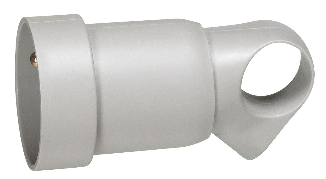 Fiche femelle 16A avec anneau gris