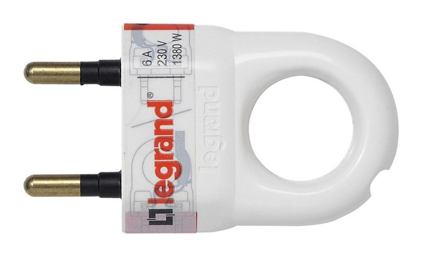 Fiche plastique d'extraction sans terre 6A - Mâle