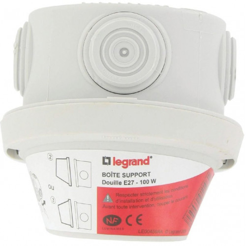 Legrand Boîte support douille E27 étanche