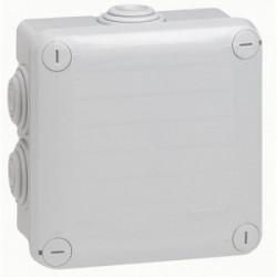 Boîte de dérivation IP55 105x105x55 mm gris de marque LEGRAND, référence: B1220000