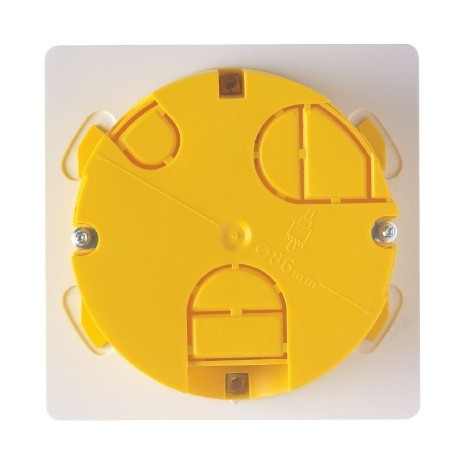 Boîte à encastrer ronde pour mur creux