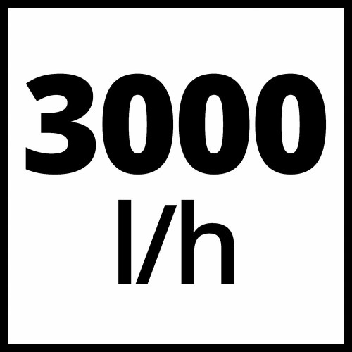 Pompe multifonction sans fil GE-PP 18 RB Li - Capacité de livraison 3000 L/h - sans batterie RECONDITIONNE - EINHELL 