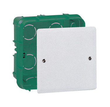 Boîte à encastrer pour mur plein 85X85X40 mm