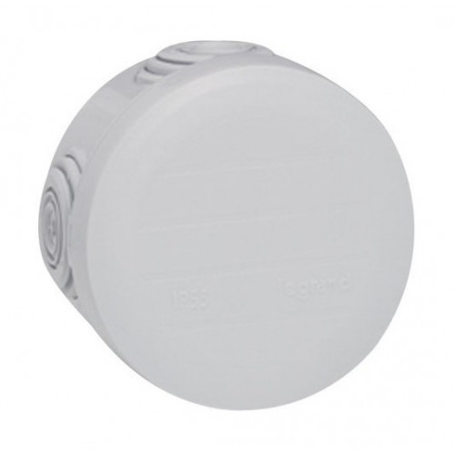 Boite de dérivation IP55 diametre 60mm profondeur 40mm gris - LEGRAND