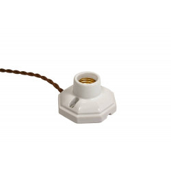 Luminaire Céramique VINTAGE 230V cable 2m avec variateur d'intensité maxi 60W de marque FOXLIGHT, référence: B5690000