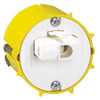 Boîte d'encastrement + Fiche pour applique Batibox plaque de plâtre Ø54 mm