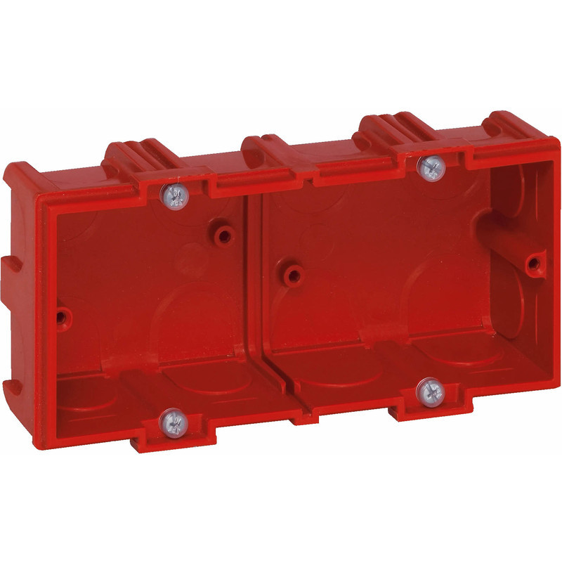 Boîte maconnerie 2 postes profondeur 40mm