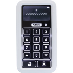 Clavier Numerique Bluetooth Blanc HomeTec Pro de marque ABUS, référence: B8132500