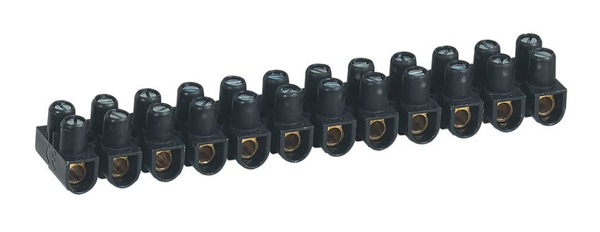 Barrette de connexion nylbloc - noir - 10 mm2 - lot de 10 -